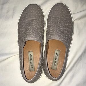 leather steve madden sneakers